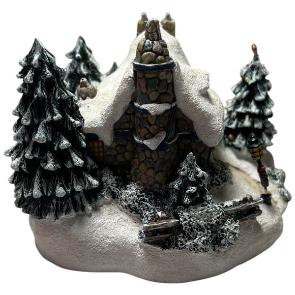 Thomas Kinkade Stonehearth Hutch Teleflora Gift Christmas Village - Picture 2 of 13